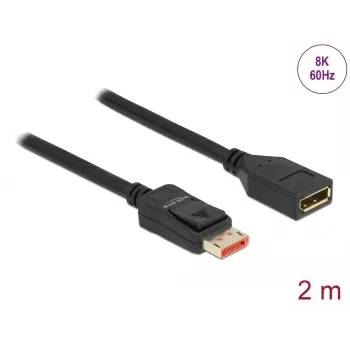 DisplayPort ilginimo kabelis DeLOCK 8K 60 Hz 2 m