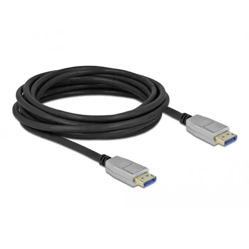 DeLOCK DisplayPort kabelis 10K 60 Hz 54 Gbps metalinis korpusas 2 m