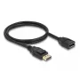 DeLOCK DisplayPort 1.2 prailginimo kabelis 4K 60 Hz 1 m