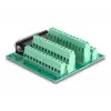 DeLOCK D-Sub HD 44 kontaktų kištukinis adapteris į gnybtų bloką, montavimui ant DIN bėgelio 84x86x30mm