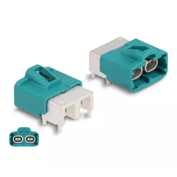 Jungtis DeLOCK HDMTD dvigubas kištukas kampuotas PCB montavimui