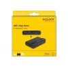 DeLOCK USB jungiklis 4 įrenginiai 2 pagrindiniai kompiuteriai 5 Gbps juodas