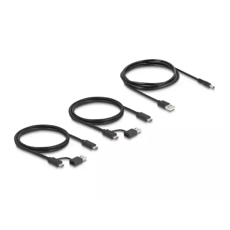 DeLOCK USB jungiklis 4 įrenginiai 2 pagrindiniai kompiuteriai 5 Gbps juodas