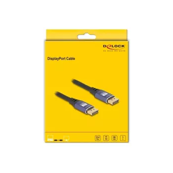 DeLOCK DisplayPort kabelis 8K 60 Hz 3 m alyvinis metalas