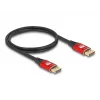 DeLOCK DisplayPort kabelis 8K 60 Hz 3 m raudonas metalinis