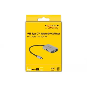 Vaizdo skirstytuvas DeLOCK 87776 1x HDMI 1x VGA