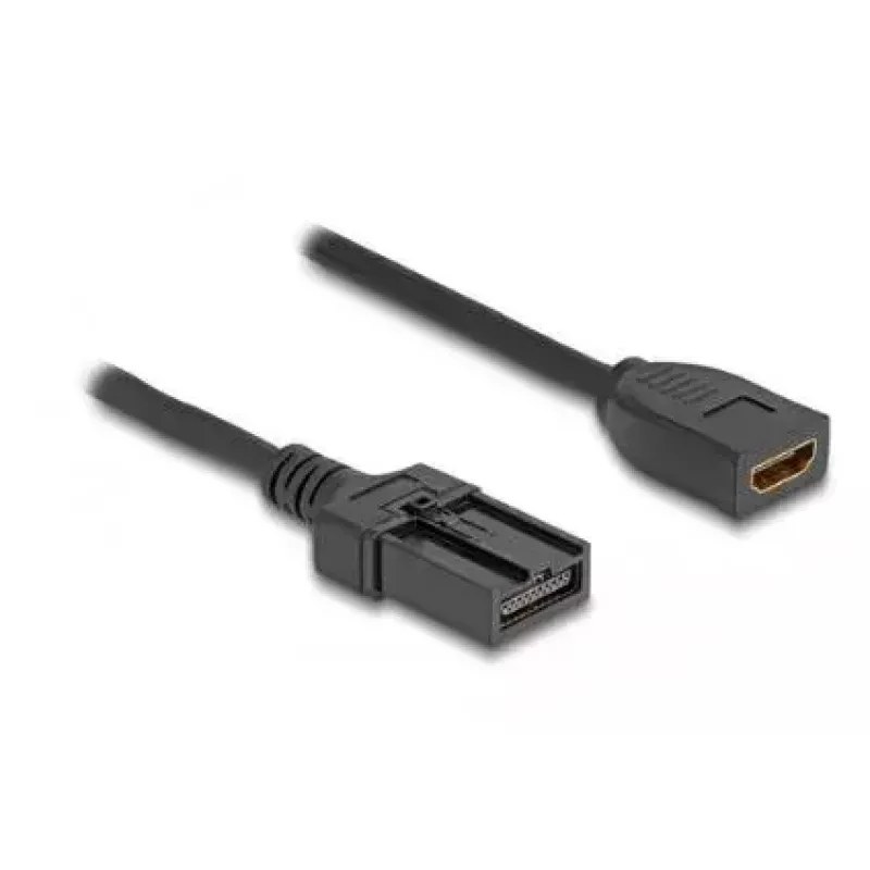 DeLOCK HDMI automobilinis kabelis HDMI-A lizdas – HDMI-E kištukas 3 m 4K 60 Hz