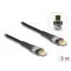 DeLOCK USB 2.0 duomenų ir greito įkrovimo laidas 3m 100W