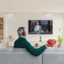 Ausinės Hama 00221848 belaidžės 2,4 GHz, laidinės ir belaidės, TV, juodos