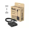 CLUB3D CSV-1009 dvipusis DisplayPort 2 į 1 jungiklis – 2x DisplayPort išėjimai, 8K@60Hz, juodas