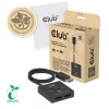 CLUB3D CSV-1009 dvipusis DisplayPort 2 į 1 jungiklis – 2x DisplayPort išėjimai, 8K@60Hz, juodas