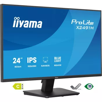 Monitorius IIYAMA ProLite X2491H-B1 23.8 col. (60,5 cm) IPS LCD Full HD 1920×1080 matinis juodas, VESA