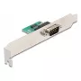DELOCK 90582 USB 2.0 į RS-232 serijinis keitiklis/kartotuvas/izoliatorius, FTDI FT231XS, žalias nerūdijantis plienas
