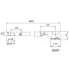 Koaksialinis kabelis DeLOCK 89649 0,3 m MHF I-PEX MHF IV HSC MXHP32