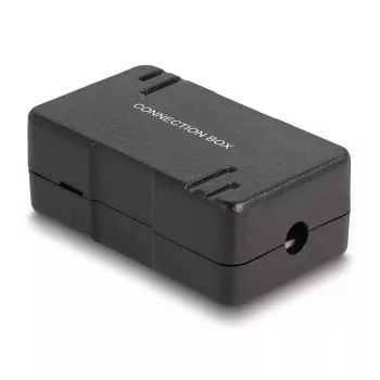 DeLOCK LSA Cat.6 tinklo jungčių dėžutė juoda Metalas Plastikas 41mm 69mm 26mm