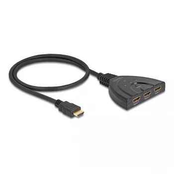 DeLOCK HDMI jungiklis 3 x HDMI įėjimas į 1 x HDMI išėjimą 8K 60 Hz