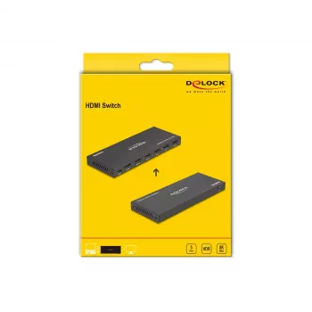 DeLOCK HDMI jungiklis 4 x HDMI in iki 1 x HDMI out 8K 60 Hz