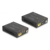 KVM prailgintuvas DELOCK 65957 – HDMI ir USB siųstuvas bei imtuvas, laidinis, iki 70 m, 18 Gbit/s, 600 MHz, juodas