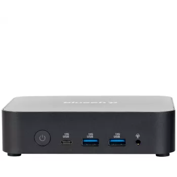 bluechip BUSINESSline M14150 Intel® N N150 8 GB DDR5-SDRAM 500 GB SSD Windows 11 Pro Mini PC Juoda