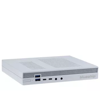 bluechip BUSINESSline S3160 baltas Intel® Core™ i5-14400 / iki 4.70 GHz, Windows 11 Pro, 8 GB DDR5, 500 GB NVMe SSD, Intel® Wi-Fi 6, Bluetooth 5.3, 1 × RJ45 (2,5 Gb/s), Intel® UHD grafika