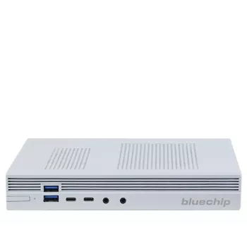 bluechip BUSINESSline S3160 baltas Intel® Core™ i5-14400 / iki 4.70 GHz, Windows 11 Pro, 8 GB DDR5, 500 GB NVMe SSD, Intel® Wi-Fi 6, Bluetooth 5.3, 1 × RJ45 (2,5 Gb/s), Intel® UHD grafika