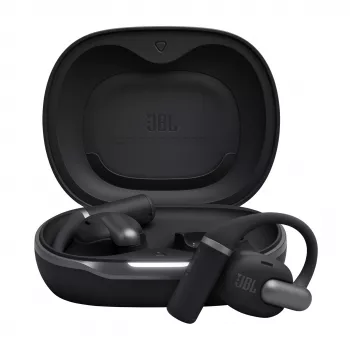 Ausinės JBL Sense Pro TWS Bluetooth užkabinamos ant ausies skambučiams ir muzikai, 20–40000 Hz, 95,2 g, Juodos