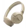 Ausinės JBL Tune 680NC, laidinės ir belaidės (Bluetooth, USB-C), antausinės, lankelis, smėlio spalvos, 20–20000 Hz, 161 g