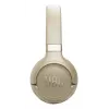 Ausinės JBL Tune 680NC, laidinės ir belaidės (Bluetooth, USB-C), antausinės, lankelis, smėlio spalvos, 20–20000 Hz, 161 g