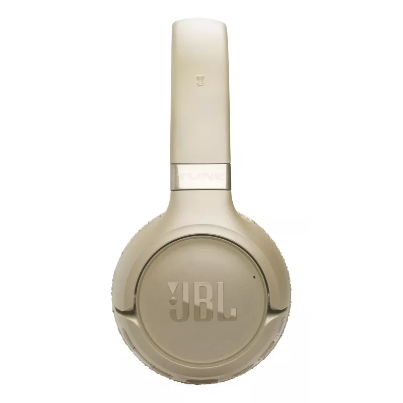 Ausinės JBL Tune 680NC, laidinės ir belaidės (Bluetooth, USB-C), antausinės, lankelis, smėlio spalvos, 20–20000 Hz, 161 g