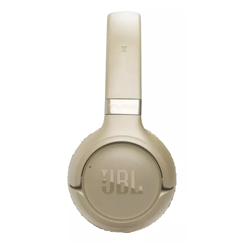 Ausinės JBL Tune 680NC, laidinės ir belaidės (Bluetooth, USB-C), antausinės, lankelis, smėlio spalvos, 20–20000 Hz, 161 g