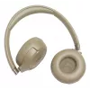 Ausinės JBL Tune 680NC, laidinės ir belaidės (Bluetooth, USB-C), antausinės, lankelis, smėlio spalvos, 20–20000 Hz, 161 g