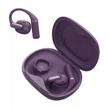 Ausinės JBL Sense Pro TWS Bluetooth ausų kabliukas Intraaurinės 20–40000 Hz USB-C įkrovimo stovas Violetinė