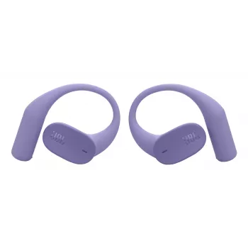 JBL Sense Lite belaidės ausinės, ausų kabliukai, muzika, Bluetooth, violetinė