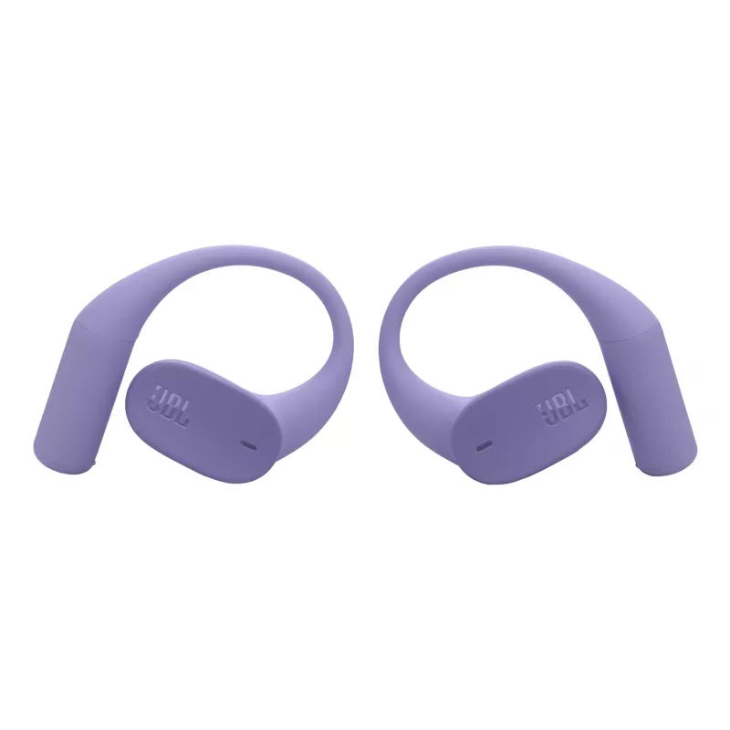 JBL Sense Lite belaidės ausinės, ausų kabliukai, muzika, Bluetooth, violetinė