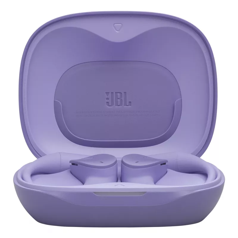 JBL Sense Lite belaidės ausinės, ausų kabliukai, muzika, Bluetooth, violetinė
