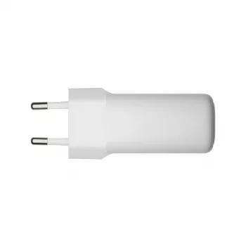 Sieninis USB-C įkroviklis 45W d bramante re-charge Pro — vidaus AC, 110–240V, baltas