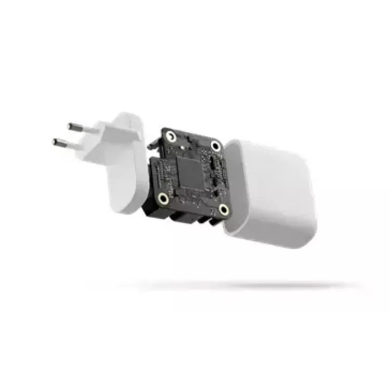 Sieninis USB-C įkroviklis 45W d bramante re-charge Pro — vidaus AC, 110–240V, baltas