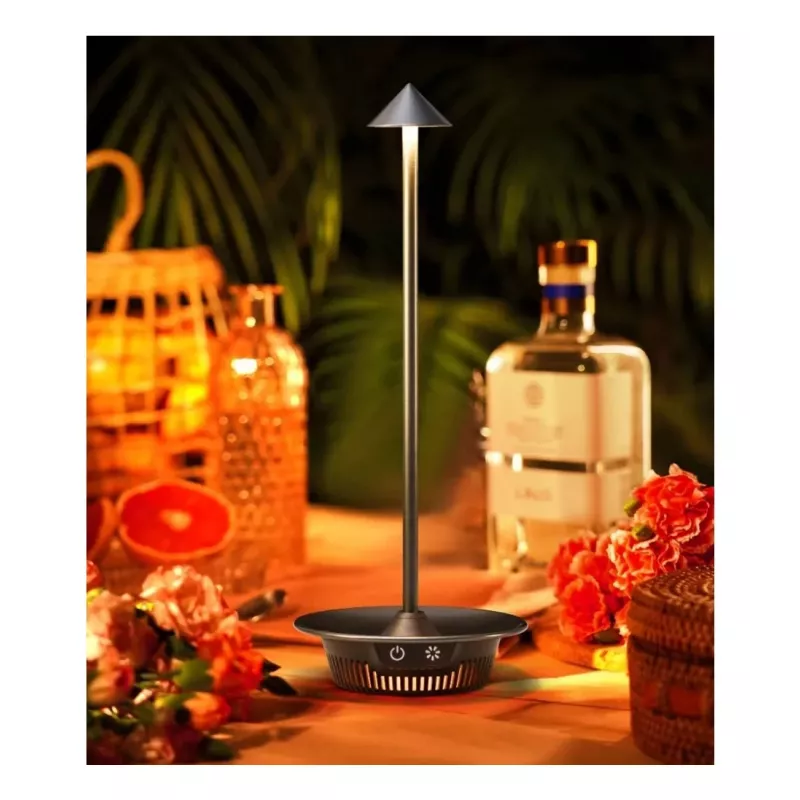 Techly I-LAMP-TABLE3 stalinė lempa su SMD LED moduliu, 1 W, juoda