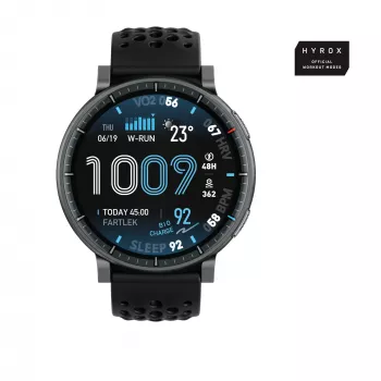 Išmanusis laikrodis Amazfit Active Max apvalus AMOLED 1,5 colio 480×480 jutiklinis 64MB RAM 4GB 658mAh Juodas