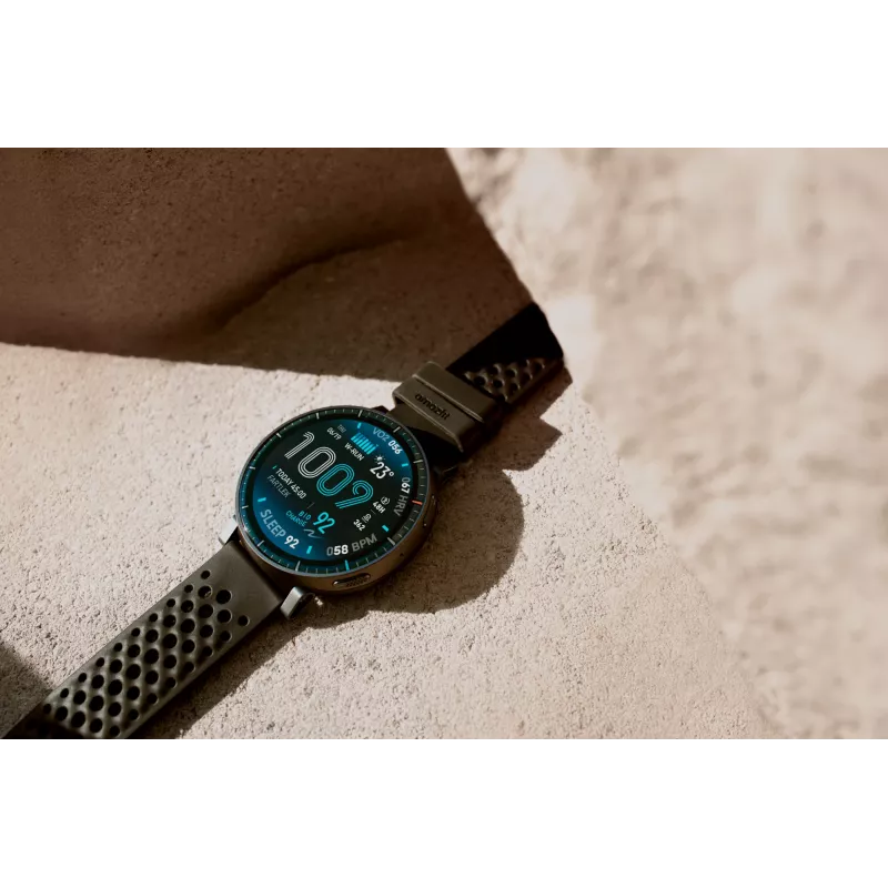 Išmanusis laikrodis Amazfit Active Max apvalus AMOLED 1,5 colio 480×480 jutiklinis 64MB RAM 4GB 658mAh Juodas