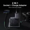 UGREEN S550 65W universalus kelioninis adapteris, 2x USB-C + USB-A, 55001
