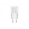EQUIP 2 prievadų 20W GaN plonas USB PD įkroviklis – USB-C x1, USB-A x1, įėjimas 100–240V, maks. išėjimas 12V, baltas