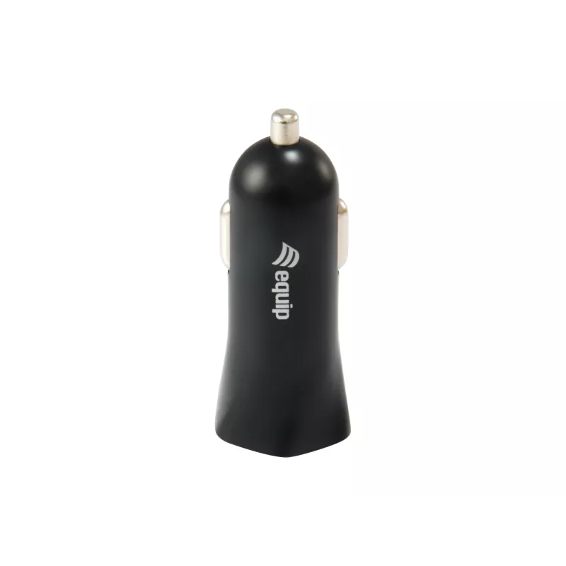 Equip 245510 universalus automobilinis įkroviklis su dviem USB prievadais, juodas