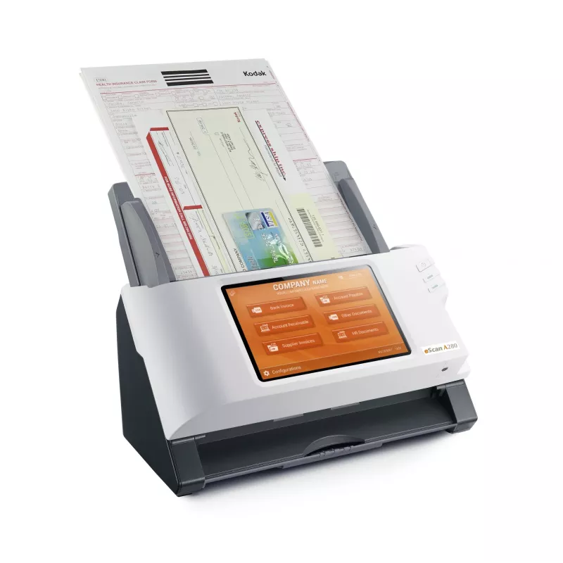 Plustek eScan A280 Enterprise ADF skaitytuvas 600 x 600 DPI A4 juoda, balta