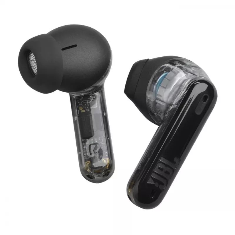JBL Tune Flex belaidės ausinės TWS, į ausį, skambučiams/muzikai/sportui/kasdienai, juodos