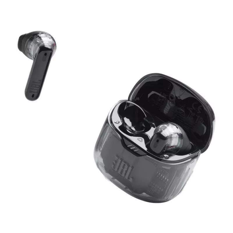 JBL Tune Flex belaidės ausinės TWS, į ausį, skambučiams/muzikai/sportui/kasdienai, juodos