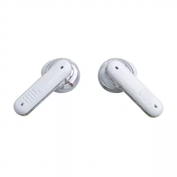 JBL Tune Flex Ghost Edition belaidės ausinės TWS į ausį skambučiams/muzikai Bluetooth permatomos, baltos