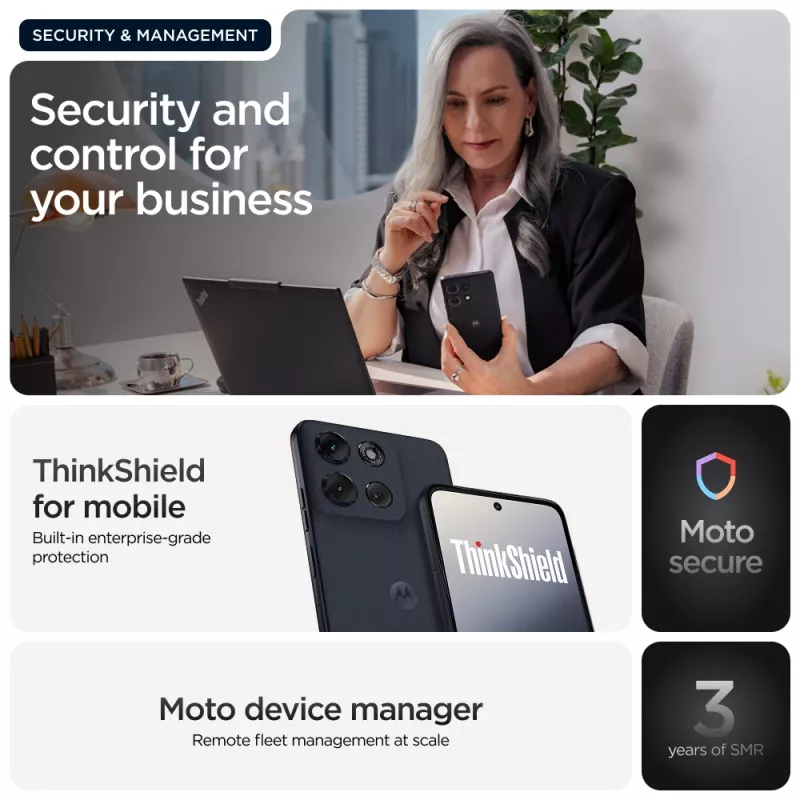 Išmanusis telefonas MOTOROLA moto g56 5G 6,72 colio (17,1 cm) Hibridinis Dual SIM, MediaTek Dimensity 7060 2,6 GHz, 8 GB RAM, 256 GB, 5200 mAh, Juoda
