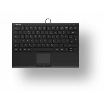 Klaviatūra KeySonic KSK-5211ELU (DE) QWERTZ, USB, juoda, su foniniu apšvietimu