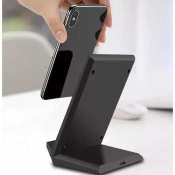 2GO 797330 Įkroviklis patalpoms Smartphone Black USB Belaidis Greitasis Įkrovimas
